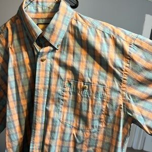Men’s wrangler short sleeve button down
